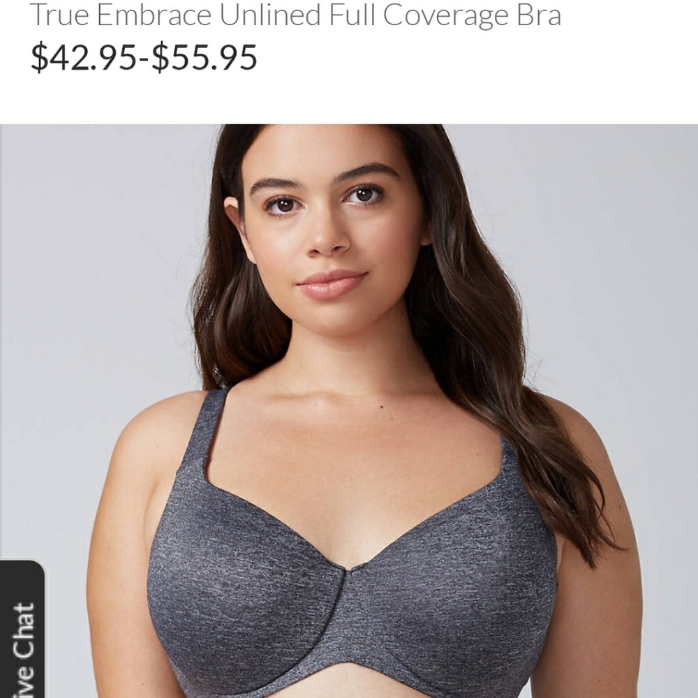 Lane Bryant Cacique true embrace t-shirt bra